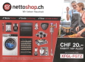 Nettoshop Gutschein für CHF 20.- Rabatt ab CHF 200.- Bestellwert