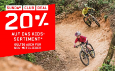 SUNDAY CLUB DEAL 20% auf das Kids-Sortiment bei Ochsner Sport z.B. deuter Kid Comfort 1 Babytrage