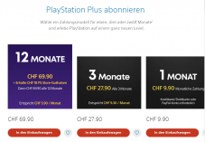 18 CHF Store-Guthaben bei Plus & Now Abo-Abschluss im Playstation Store