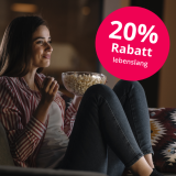 20% Rabatt auf Teleboy TV – lebenslang!