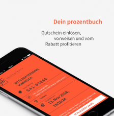 prozentbuch-App 2018/19 über QoQa für 35.- / 39.- CHF