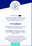 DOPPELTEN AMEX CASHBACK – 2% vom 29.11.19-2.12.19 (Anmeldung notwendig)