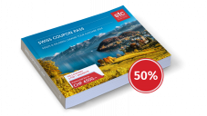 Viele 2 für 1 Angebote in der Schweiz im Swiss Coupon Pass – z.B. Alpamare, Bernina Express 1. Klasse Upgrade, Swissminiatur, Kambly Erlebniswelt