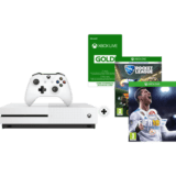 Microsoft Xbox One S 500GB Fussball-Bundle mit FIFA 18, Rocket League und 3 Monaten XBox Live bei MediaMarkt