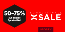 X-Sale bei SportX: 50% Rabatt auf diverse Sportartikel!