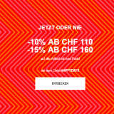 Bis zu 15% auf ausgewählte Artikel bei Sarenza (ab MBW CHF 110.-)