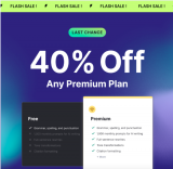 Grammerly:  Save 40% during the Flash Sale