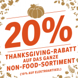 Nur heute: 20% auf das gesamte Non-Food-Sortiment bei Coop