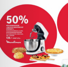 50% Rabatt auf Küchenmaschine Moulinex QA510110 Masterchef Gourmet bei Coop City