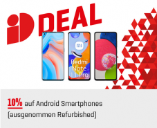 10% Rabatt auf Android Smartphones bei Interdiscount – Sammeldeal