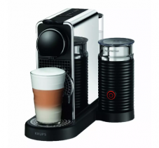 Krups Nespresso CitiZ Platinum Kapselmaschine & Milchschäumer zum Bestpreis bei nettoshop