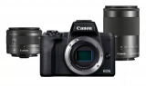 CANON EOS M50 Mark II + EF-M 15-45mm IS STM + EF-M 55-200mm IS STM Kit (24.1 MP, APS-C) bei Interdiscount