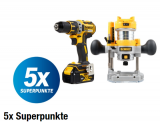 Jumbo Gutschein für 5x Superpunkte auf alle DeWalt Elektrowerkzeuge bis 28.08.2023