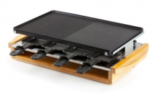 Raclette-Grill Severin Bamboo RGBO2898 1200W für 8 Personen bei fnac