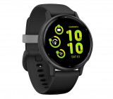 GARMIN vívoactive 5 Smartwatch (125-190 mm, Silikon, Schwarz/Schiefergrau) bei MediaMarkt