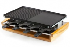 Raclette-Grill Severin Bamboo RGBO2898 1200W für 8 Personen bei fnac