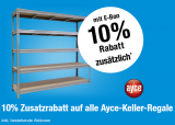 Jumbo Gutschein für 10% Rabatt auf alle Ayce-Keller-Regale z.B. ayce Metallschrank Universal