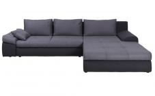 Ecksofa BONO Polyester Anthrazit inkl. Versand bei Conforama