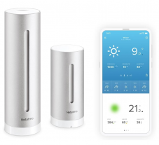 Netatmo Smarte Wetterstation (WLAN, Funk, Innen- und Außensensor, Wettervorhersage) bei Amazon