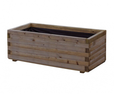 (Abholung) Hochbeet Pflanzkasten Kiefer (100×40×31cm) bei Jumbo