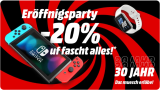 Media Markt Eröffnungsparty 20 % Rabatt auf vieles, z.B. iPhone 15 mit 128 GB