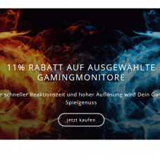 11% auf ausgewählte Gaming-Monitore bei microspot, z.B. ASUS MG278Q, 27″ für CHF 857.96 statt CHF 964.-