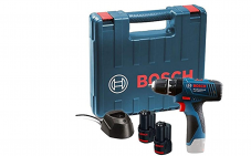 Bosch Professional GSB 120-LI 12 V Akku-Schlagbohrschrauber inkl. 2 x 1,5 Ah Akkus, Ladegerät im Koffer bei Amazon UK