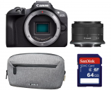 Canon Fotokamera EOS R100 Kit RF-S 18-45 mm, 64 GB Karte, Tasche bei TWINT