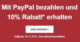 10% auf alles bei Bon Prix (Bezahlung mit PayPal)