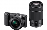 SONY Alpha 5100 Kit, 16-50mm + 55-200mm bei MediaMarkt