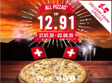 Alle Pizzen (exkl. Create-Your-Own, Half-Half und XL) bei Dominos für CHF 12.91