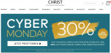 Cyber Monday mit 30% Rabatt bei Christ Uhren & Schmuck