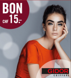 CHF 15.- Rabatt bei Gidor Coiffeur ab MBW CHF 40.-