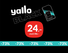 yallo BLACK (Sunrise-Netz) – das beste 5G Mobilabo der Schweiz zum Black Friday?