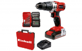 Einhell Akku-Bohrschrauber Kit TE-CD 18/2 Li +39 (1×2,5 Ah)