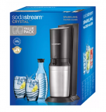 Sodastream Crystal black/metal Promo Pack bei nettoshop