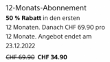 50% Rabatt auf PS Essential Abo: CHF 34.90