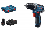 Bosch Professional 12V System Akkuschrauber GSR 12V-35 inkl. L-Boxx + 2 Akkus 3.0Ah bei Amazon