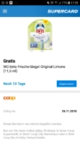 Gratis WC-Ente Frische-Siegel Original Limone bei Coop