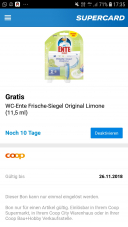 Gratis WC-Ente Frische-Siegel Original Limone bei Coop