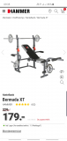 Hammer Hantelbank Bermuda XT bei Hammer-Fitness