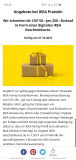 (Lokal) Ikea Pratteln CHF 50.- pro 250.- Einkauf am 27.10.2019