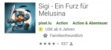 Sigi – Ein Furz für Melusina gratis statt 2.-  (Android/iOS)