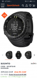 Suunto Core all black für 154 CHF bei SportScheck.ch