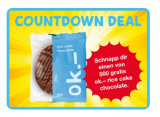 Gratis “ok.- rice cake chocolate” in den kkiosk Filialen