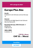 Lebara Europe Plus Abo zum ½ Preis. 35 statt 69 CHF