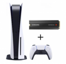 Sony Playstation 5 + Samsung 1TB SSD 980 Pro mit Heatsink