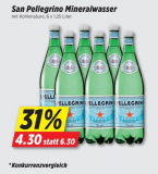 San Pellegrino Mineralwasser 6 x 1,25 Liter bei Denner