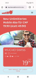 Mucho Mobile (unlimitiert in CH, 1 GB Roaming Europa, Swisscom-Netz)