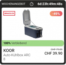 Twint APP – Koor Kühlbox ARC 8